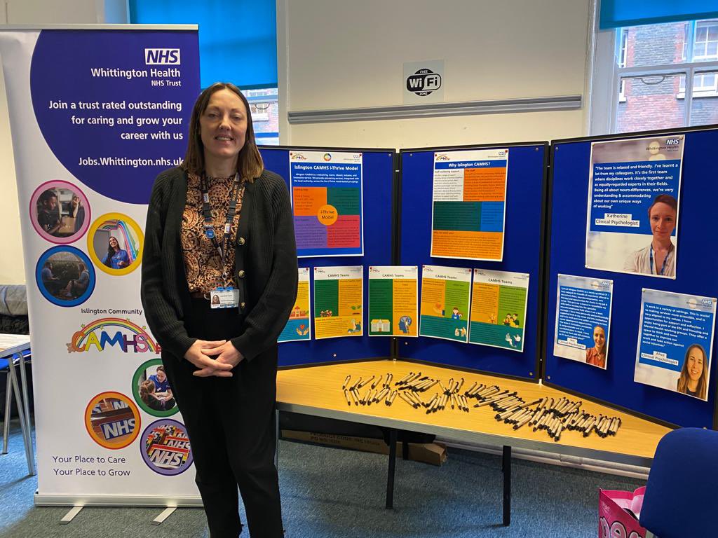 Proud to be showcasing Whittington Health, Islington CAMHS at the London recruitment fair for trainee clinical psychologists. #camhs <a href="/WhitHealth/">Whittington Health NHS Trust</a> <a href="/CAMHSNetwork/">⭐️✨💙CAMHS Network💙✨⭐️</a>