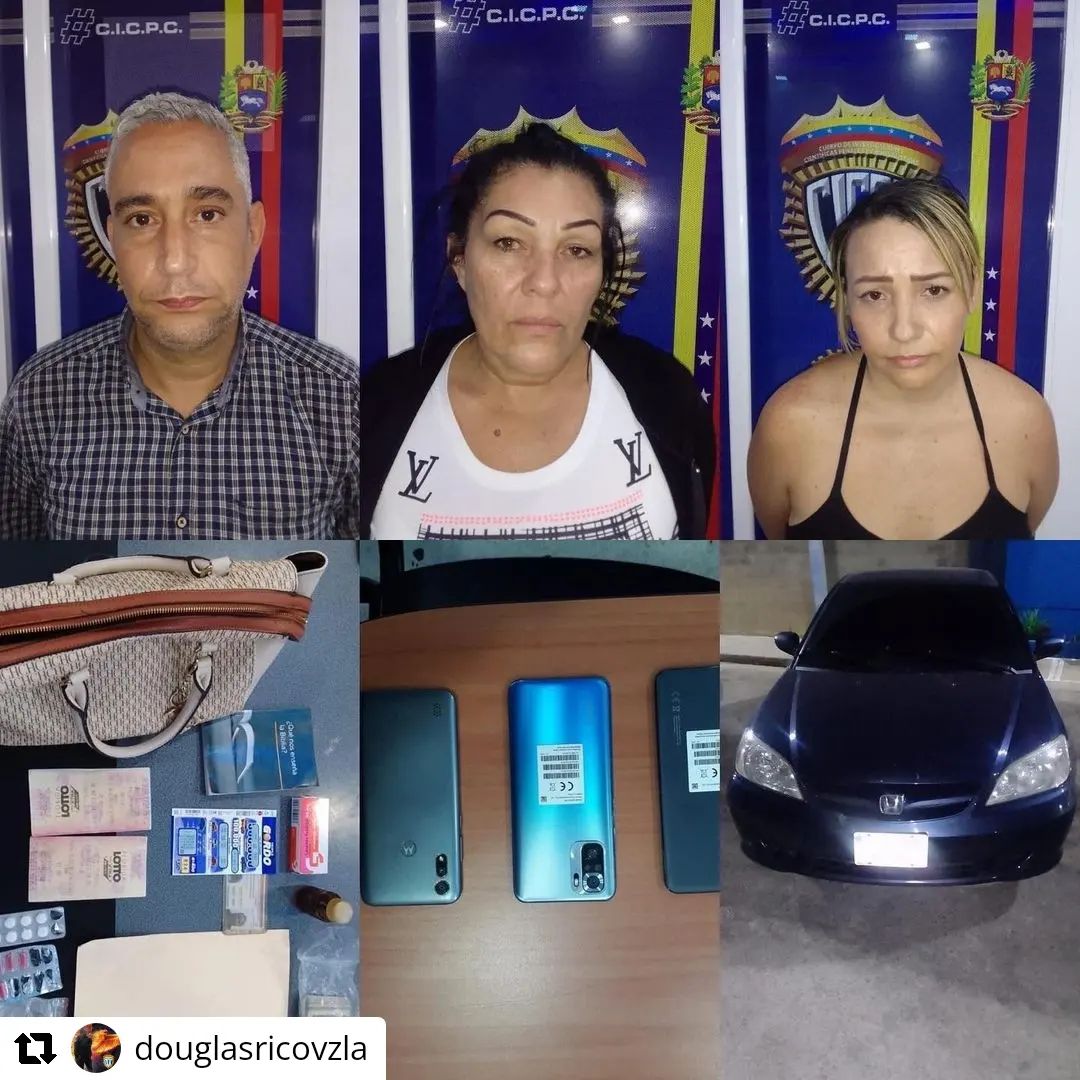0800CICPC24's tweet photo. #Repost @contrarobos
Vía @douglasricovzla 
Desarticulada banda "Los Burrudangueros" dedicados a drogar a las víctimas para despojarlos de sus pertenencias en Anaco Estado Anzoategui. https://t.co/CzbEaLf75M