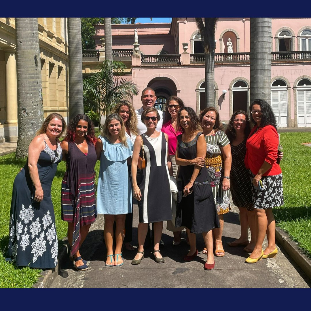 No dia 1 de março de 2023, a Chefe do ERERIO, Embaixadora Márcia Maro, recebeu no Palácio do Itamaraty no Rio de Janeiro a Diretora Executiva do Centro Cultural da Justiça Federal (<a href="/ccjfrj/">CCJF</a> ), Daniela Pfeiffer.