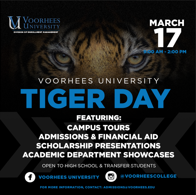 Voorhees University Admissons tweet media