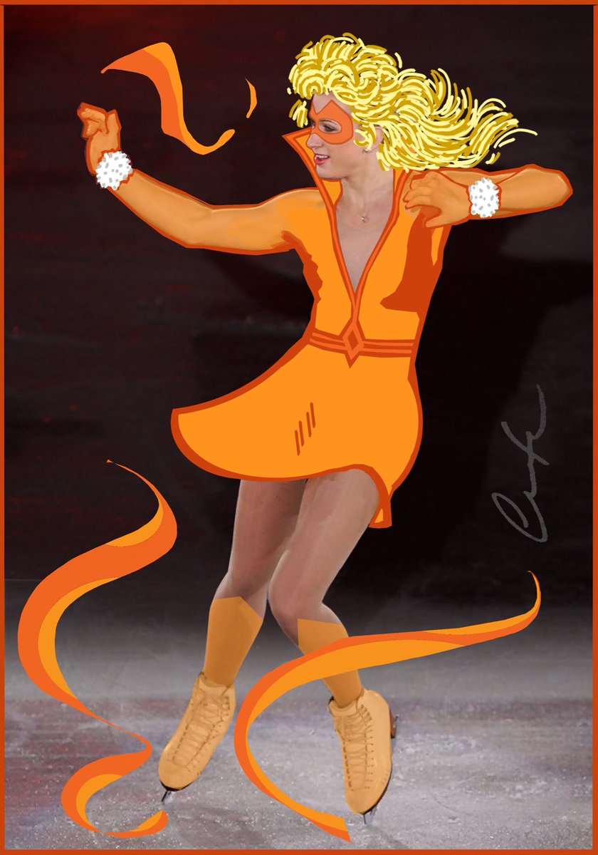 ChuckBrouilette's tweet photo. #OnThisDay in 1977 #GoldenGlider debuted in #FlashComics #250 #LisaSnart #ChampionSkater borrows a pairOf #iceGeneratingSkates from #herBrother #CaptainCold & #stopsHimWithSomeTopTricks soSheCan #freezeDryTheFlash 2avenge #herDeadLover #TheTop whoTaughtHerHis #superSpinningSkills https://t.co/LzvnMsIe1B