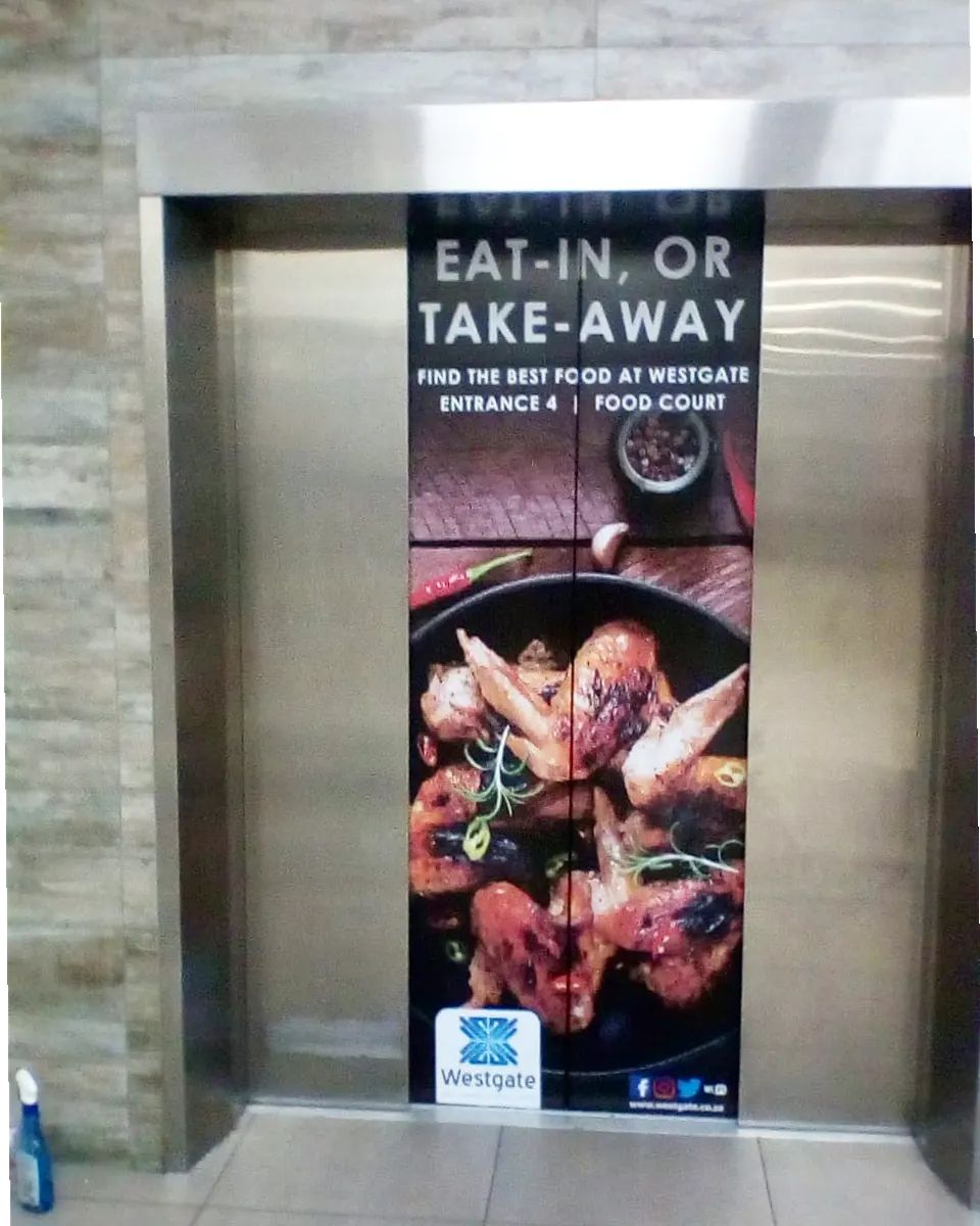 BonekaImages's tweet image. Westgate lift branding 😃👍
#vinylapplication #retailsignage #digitalprinters #liftbranding #vinylwrap #signriggers #signageinstallation #mall #shopwindow