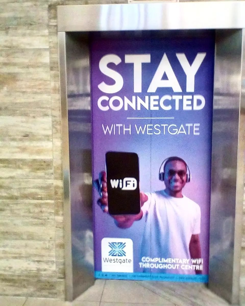 BonekaImages's tweet image. Westgate lift branding 😃👍
#vinylapplication #retailsignage #digitalprinters #liftbranding #vinylwrap #signriggers #signageinstallation #mall #shopwindow