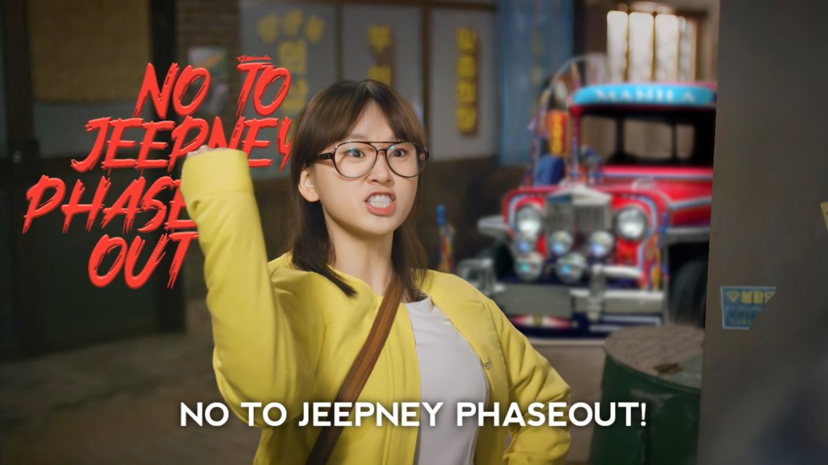 GEMISODA's tweet photo. Sung Bora said #NoToJeepneyPhaseout https://t.co/4o9jYH29VV