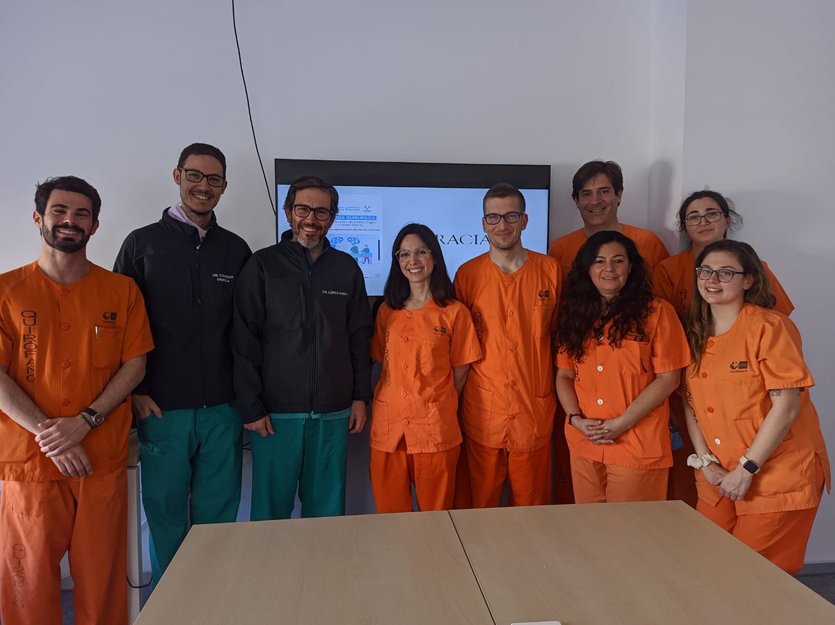 Clínica UROLF (@clinicaurolf) on Twitter photo Urología y Neurofisiología del <a href="/urodeLaPrincesa/">Urología - Hospital Universitario de La Princesa</a> han organizado una Jornada Quirúrgica de #liberación del #NervioPudendo. Han participado los urólogos <a href="/lopez_fando/">Luis Lopez-Fando</a> y <a href="/J_CasadoVarela/">Javier Casado Varela</a> , y las neurofisiologas Cecilia Luque, Lorena Vega, Esmeralda Rocío y Rybel Wyx.
#SoindeSL Urología y Neurofisiología del <a href="/urodeLaPrincesa/">Urología - Hospital Universitario de La Princesa</a> han organizado una Jornada Quirúrgica de #liberación del #NervioPudendo. Han participado los urólogos <a href="/lopez_fando/">Luis Lopez-Fando</a> y <a href="/J_CasadoVarela/">Javier Casado Varela</a> , y las neurofisiologas Cecilia Luque, Lorena Vega, Esmeralda Rocío y Rybel Wyx.
#SoindeSL