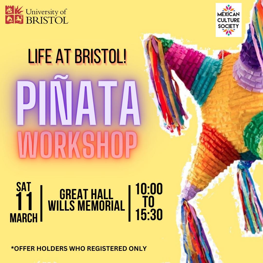 Would you like to be part of a Mexican tradition?
A piñata  is a container,  made of papier-mâché, pottery, or cloth, that is decorated, filled with candy, and then broken as part of a celebration. 
Come join us and create your own piñata!