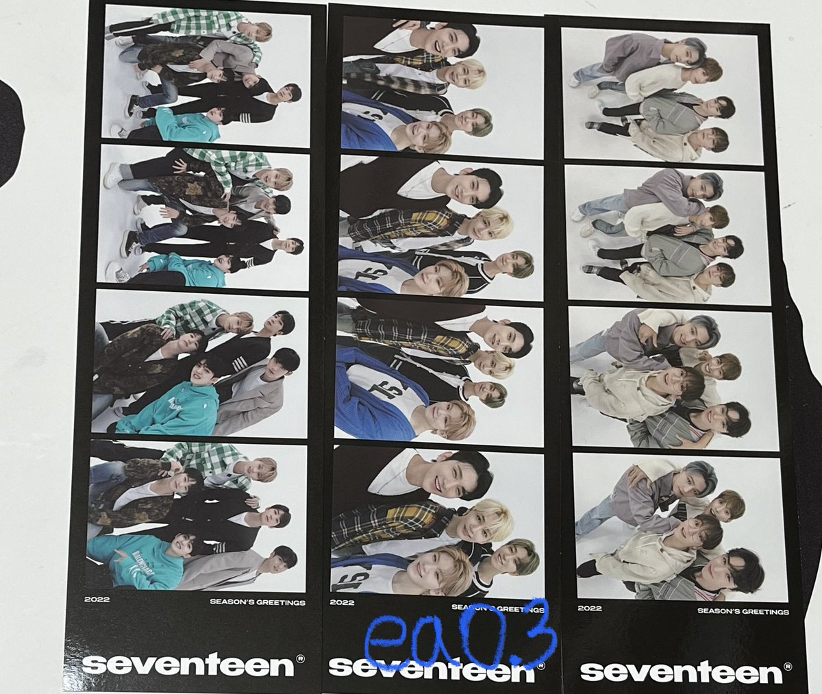 itisgeolae's tweet photo. 세븐틴 2022 시즌그리팅 / 언오드 호프 앨범 양도합니다 sell⭕️

시그 구성품 일괄시 2.5(배송비 미포함)
@svt___yang_do
svt seventeen season’s greetingpocaphotocardsell 에스쿱스 정한 조슈아 준 준휘 호시 원우 우지 디에잇 민규 도겸 승관 버논 디노 포토카드 네컷 인스턴트포토 시그 증명사진 https://t.co/teVx9Hot32