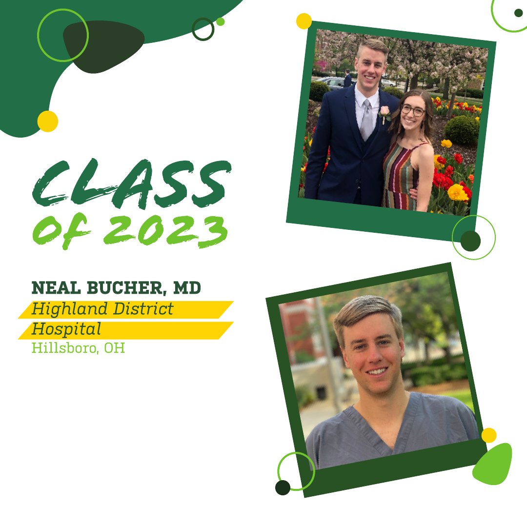 UAB Emergency Medicine (@uabemergencymed) on Twitter photo Next up in our residency class of 2023 spotlights is Neal Bucher, MD. Dr. Bucher will be headed to Hillsboro, OH, where he has accepted a role at Highland District Hospital. Congratulations, Dr. Bucher! <a href="/UABEMResidents/">UAB Emergency Medicine Residency Program</a> Next up in our residency class of 2023 spotlights is Neal Bucher, MD. Dr. Bucher will be headed to Hillsboro, OH, where he has accepted a role at Highland District Hospital. Congratulations, Dr. Bucher! <a href="/UABEMResidents/">UAB Emergency Medicine Residency Program</a>