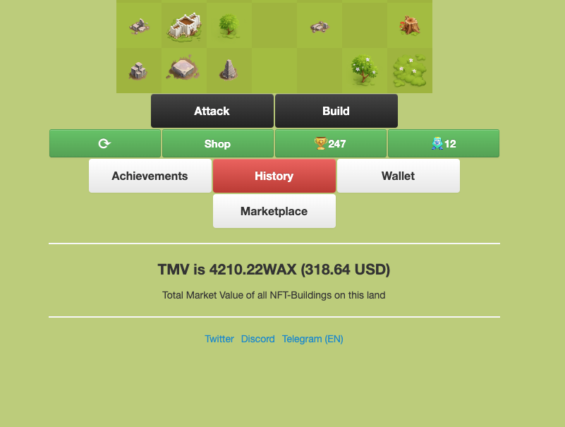 Update: TMV (Total Market Value) now displayed in USD. #NFT #GameFi #GameFi2.0