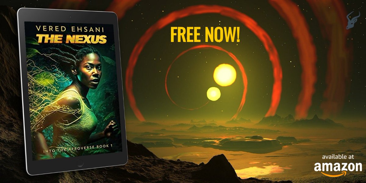 The Nexus (Into The Afroverse Book 1) by Vered Ehsani FREE now on Kindle! US: amazon.com/dp/B0BV62CGSJ UK: amazon.co.uk/dp/B0BV62CGSJ #sciencefiction #fantasy
