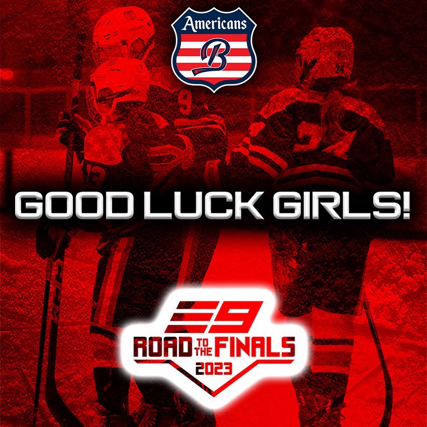 americangirlshc's tweet photo. Good luck to our girls teams in the E9 girls playoffs! Let’s goooo! #bostonamericans #elite9hockey https://t.co/xwy0j5wkbc