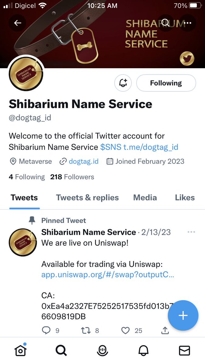 degenplanet's tweet photo. @TraderDaink Same! Got in at $3M market cap, small position but really excited for $SNS! 

Shibarium Name Service 📈 the ENS of Shib 💯 https://t.co/WgY1GhSNd6