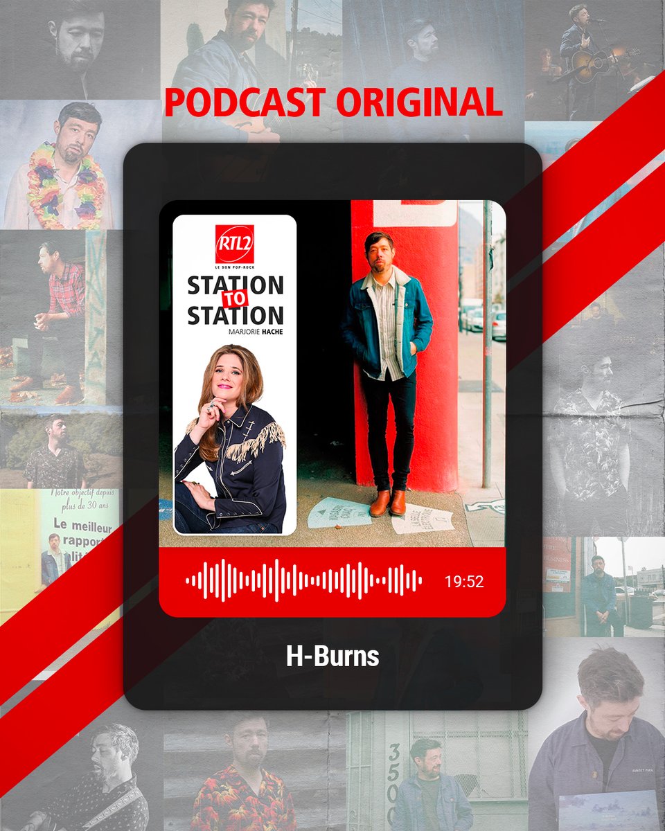 Nouveauté RTL2 ⚡️ Découvrez le podcast 'Station to Station' par @marjoriehache : des interviews, des anecdotes et du live 🎸 Le nouvel épisode avec @hburnsmusic est déjà disponible sur l'application RTL2 et sur toutes les plateformes ❤️ 🎙 bit.ly/3mi5VUZ