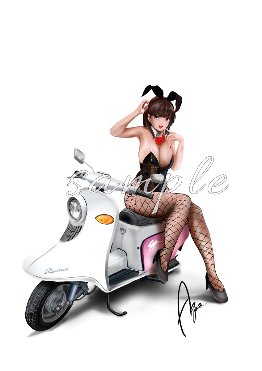 #3月3日はうさぎの日 
だ、そうです
#ラビットスクーター 
#バニーガール 