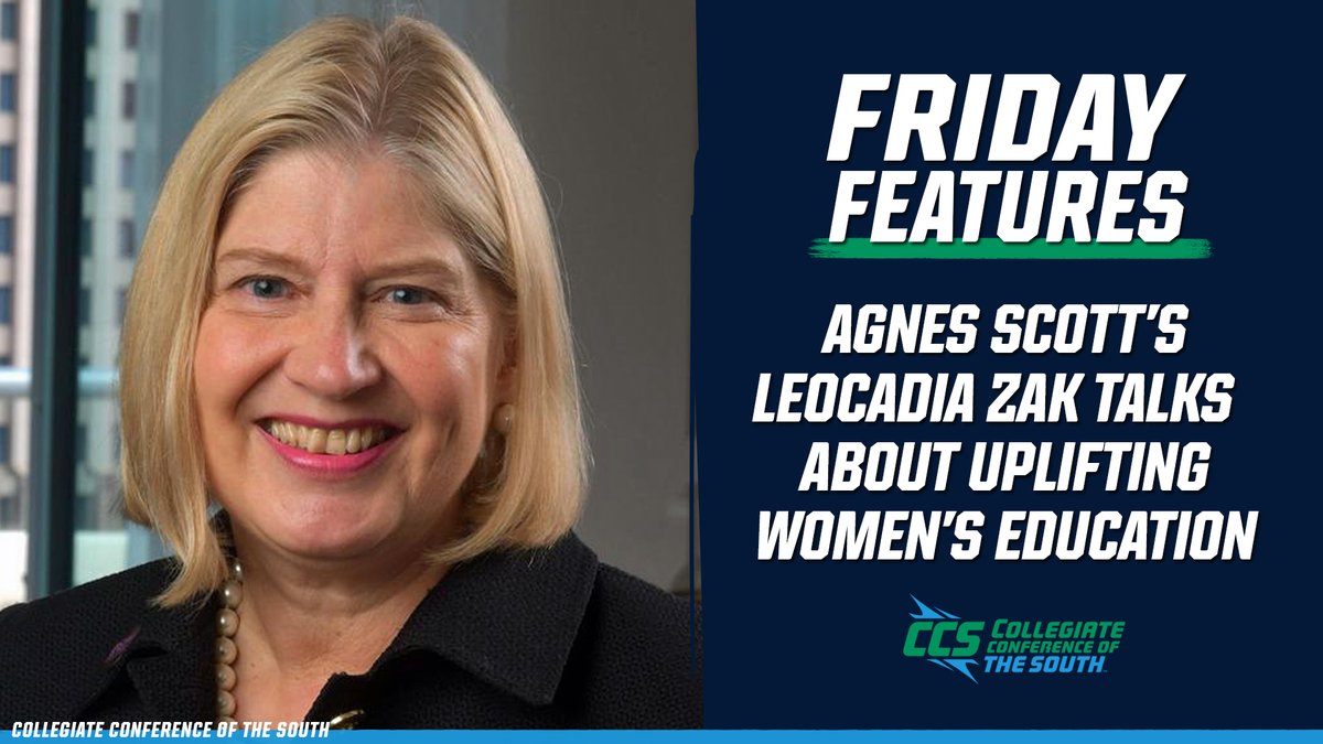 𝐂𝐂𝐒 𝐅𝐫𝐢𝐝𝐚𝐲 𝐅𝐞𝐚𝐭𝐮𝐫𝐞𝐬

<a href="/agnesscott/">Agnes Scott College</a> President Leocadia Zak discussed providing opportunities on campus for women to set them up for future success when they enter the workforce

READ ⇢ bit.ly/3Jkag3f

👩🏼‍🎓📚 | #CCS