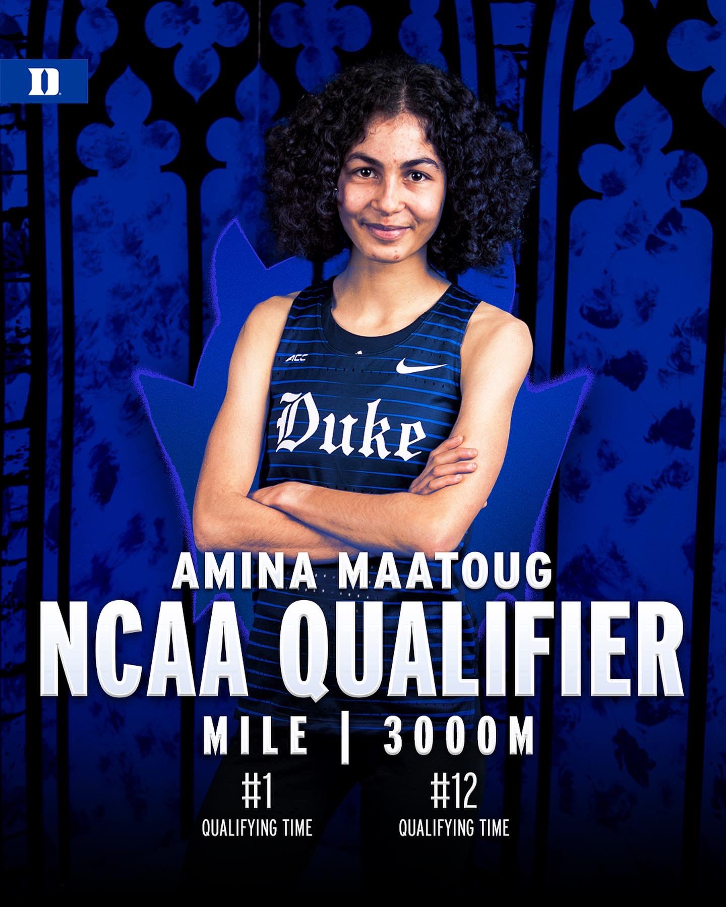 I just love to run': Meet Amina Maatoug: Duke cross country's speedy,  smiley Dutch superstar - The Chronicle