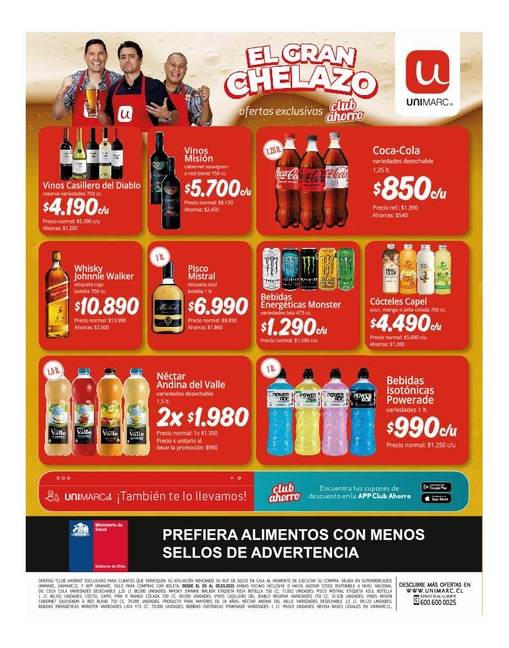 Como pueden mentir tanto al pueblo ... promocionan 'El Gran Chelazo' y resulta no hay una sola chela en promo ... hay que ser bien weon Que paso @Unimarc