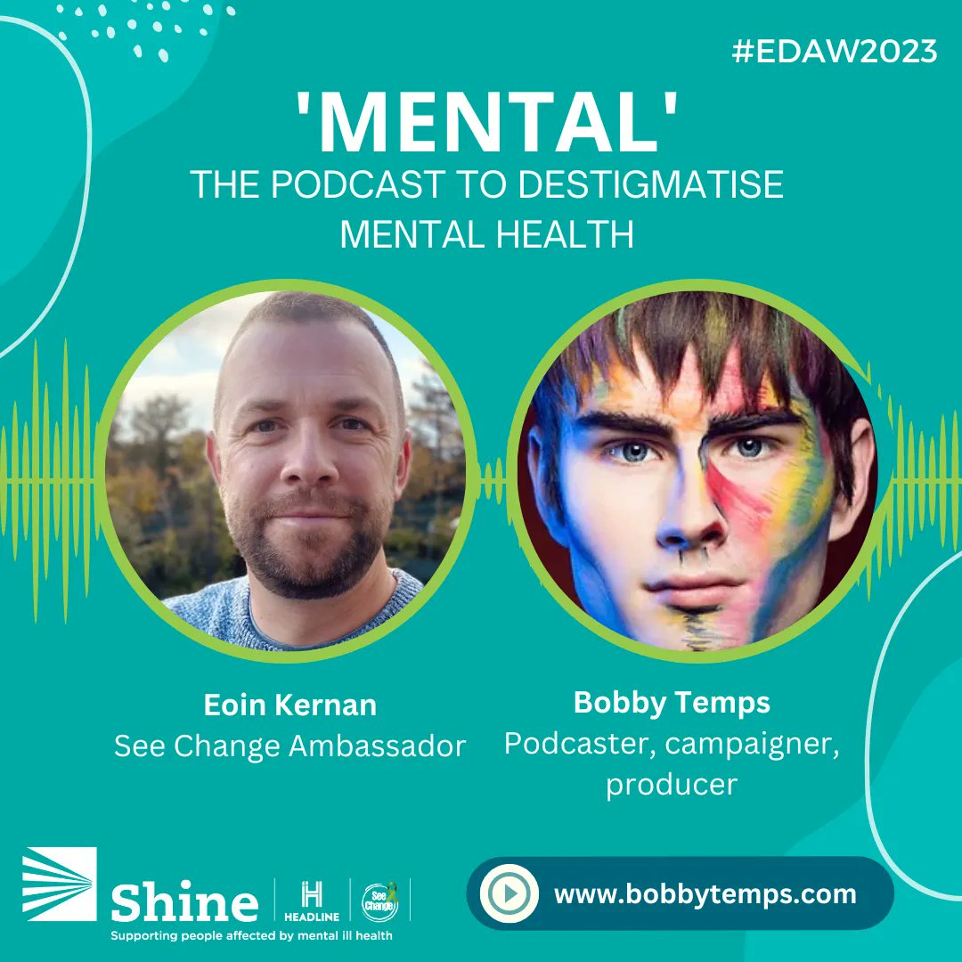 GreenRibbonIE's tweet image. Listen to See Change Ambassador, @eoinkernan, sharing his experience with an #eatingdisorder and OCD with @BobbyTemps on his podcast 'Mental - The podcast to destigmatise mental health': buff.ly/3kIQ2Xf 

#EndTheStigma #EDAW23