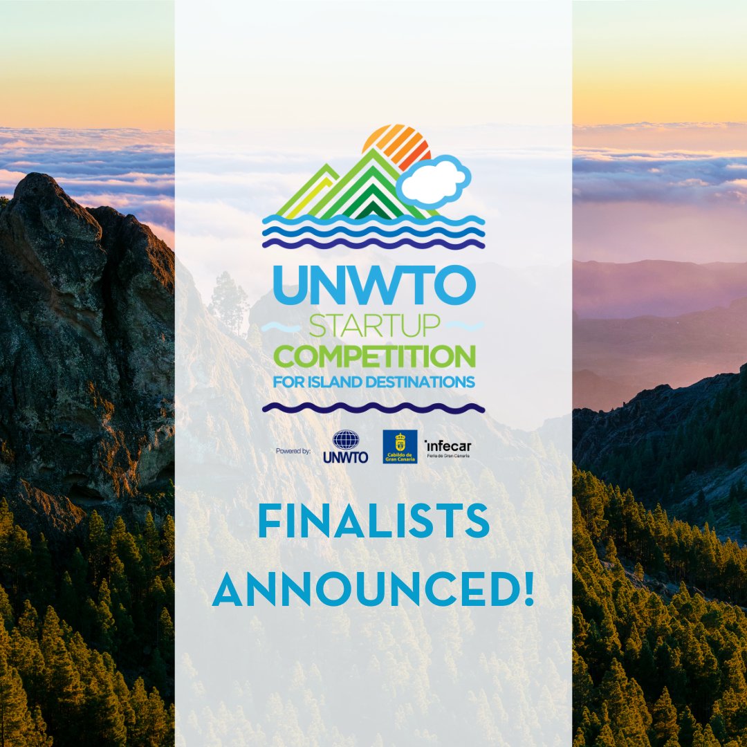 Kudos to the 🔟 finalists of UNWTO Competition for Island Destinations!

And thank you for boosting tourism in island destinations 👏: unwto.org/unwto-tourism-…

📍Meet the winners at the Tourism Tech Adventures event 15-16 March in Las Palmas, Spain: unwto.org/events/tourism…