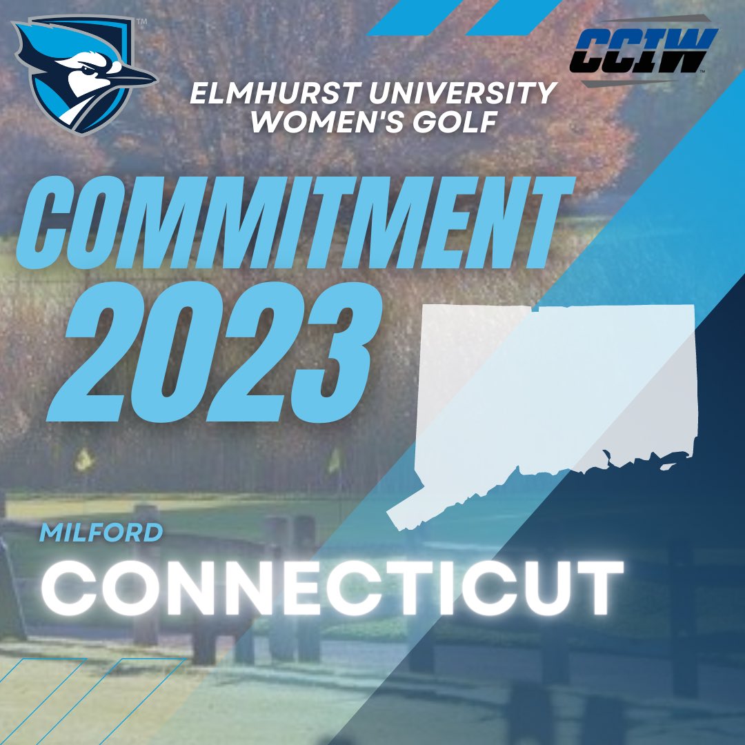 NEWS FLASH!!!
Elmhurst University Women’s Golf has our second confirmed commit for Fall 2023 from Connecticut!! 🏌🏼‍♀️
#rollJAYS