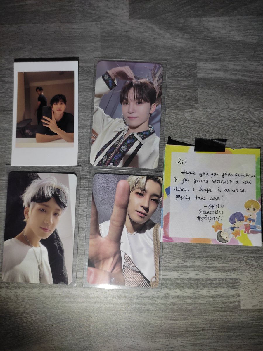 wons_cloud's tweet photo. ♡˖꒰🛒- #genproofs꒱
Hello @kyeombins wonwoo safely arrived to me🥹🤍 thank you so much for the smooth transaction!!! Worth the wait ++ with seungkwan pob and minwon freebies napahiyaw talaga ako😭💗 !!!
Till our next transaction, will definately buy again✨ https://t.co/0EgaD3LYtW