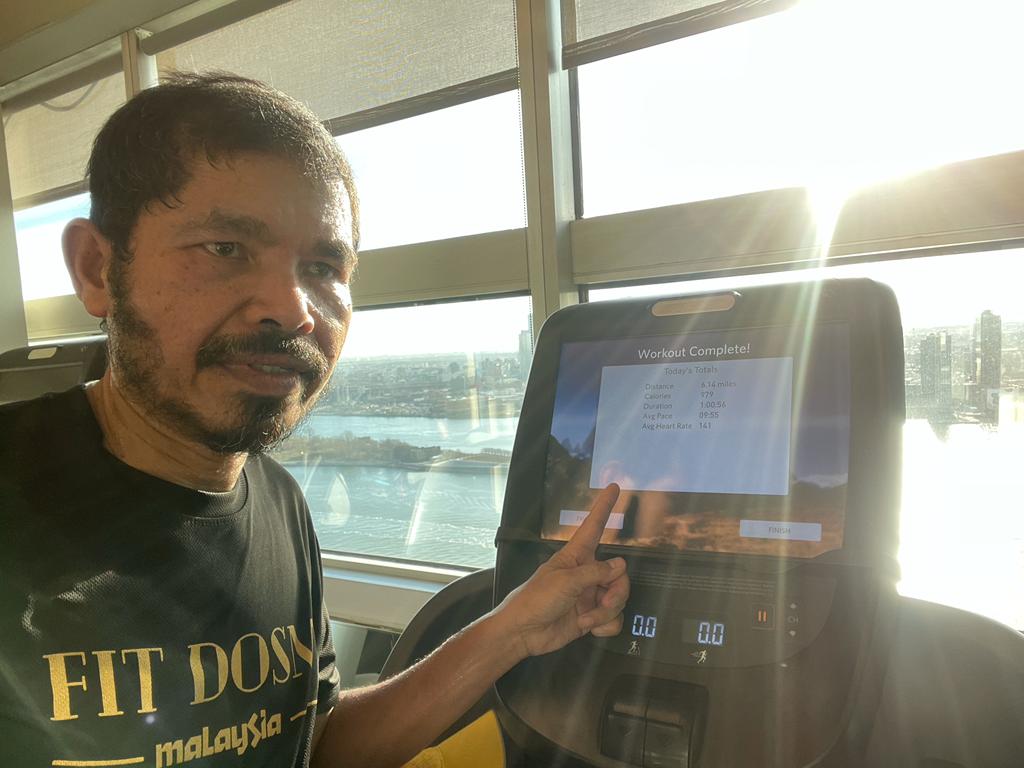 Alhamdulillah, today is our last day of #UN54SC. Start my day right with a sweat session - A glimpse into the energising morning routine at the gym

#DOSM
#FitDOSM
#StatistikNadiKehidupan
#StatistikSegalanyaPasti 
#BanciEkonomi2023
#KPDOSM