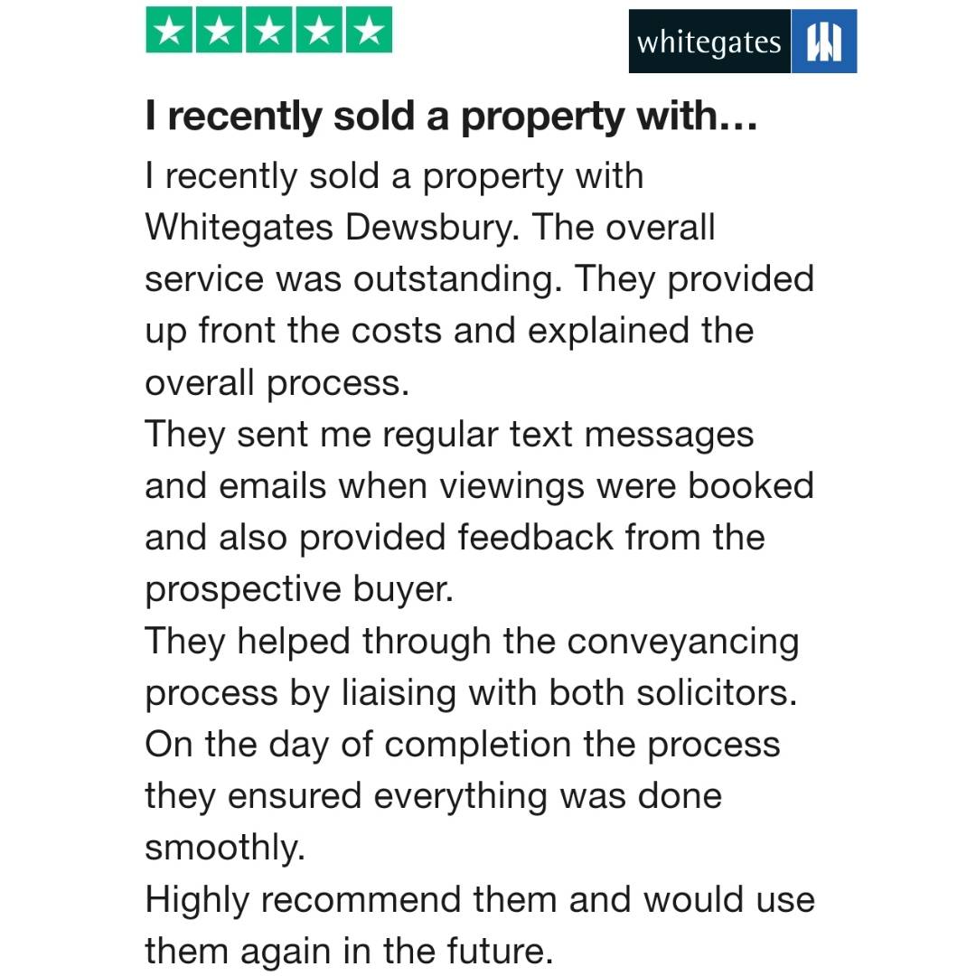 FRIYAAAAAAYYYY!!!!!
Thank you for the Fabulous Review Mr Laher. 
Well Done to our AMAZING Sales Team!!

#Whitegates #Dewsbury #Property #Sales #SOLD #No1Agent