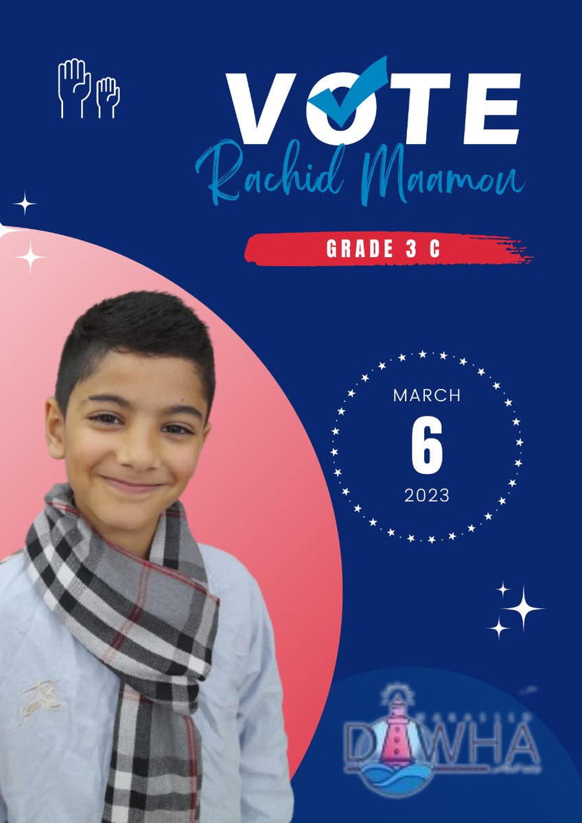 Vote to Rachid
<a href="/MonaJalaleddine/">Mona Jalaleddine</a> 
<a href="/makdawhaschool/">Makassed Dawha School</a> 
@ manal