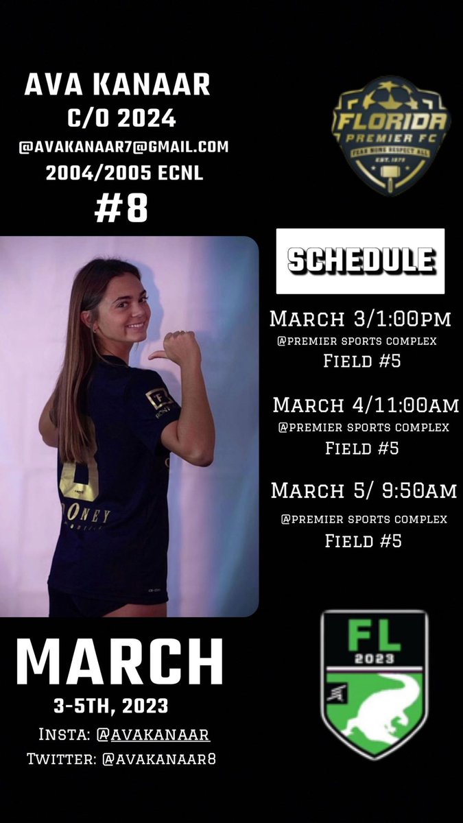 Hope to see you there!!!
<a href="/CoachKameron/">Kameron Edwards</a> <a href="/ECNLgirls/">ECNL Girls</a> <a href="/florida_premier/">Florida Premier F.C</a>
