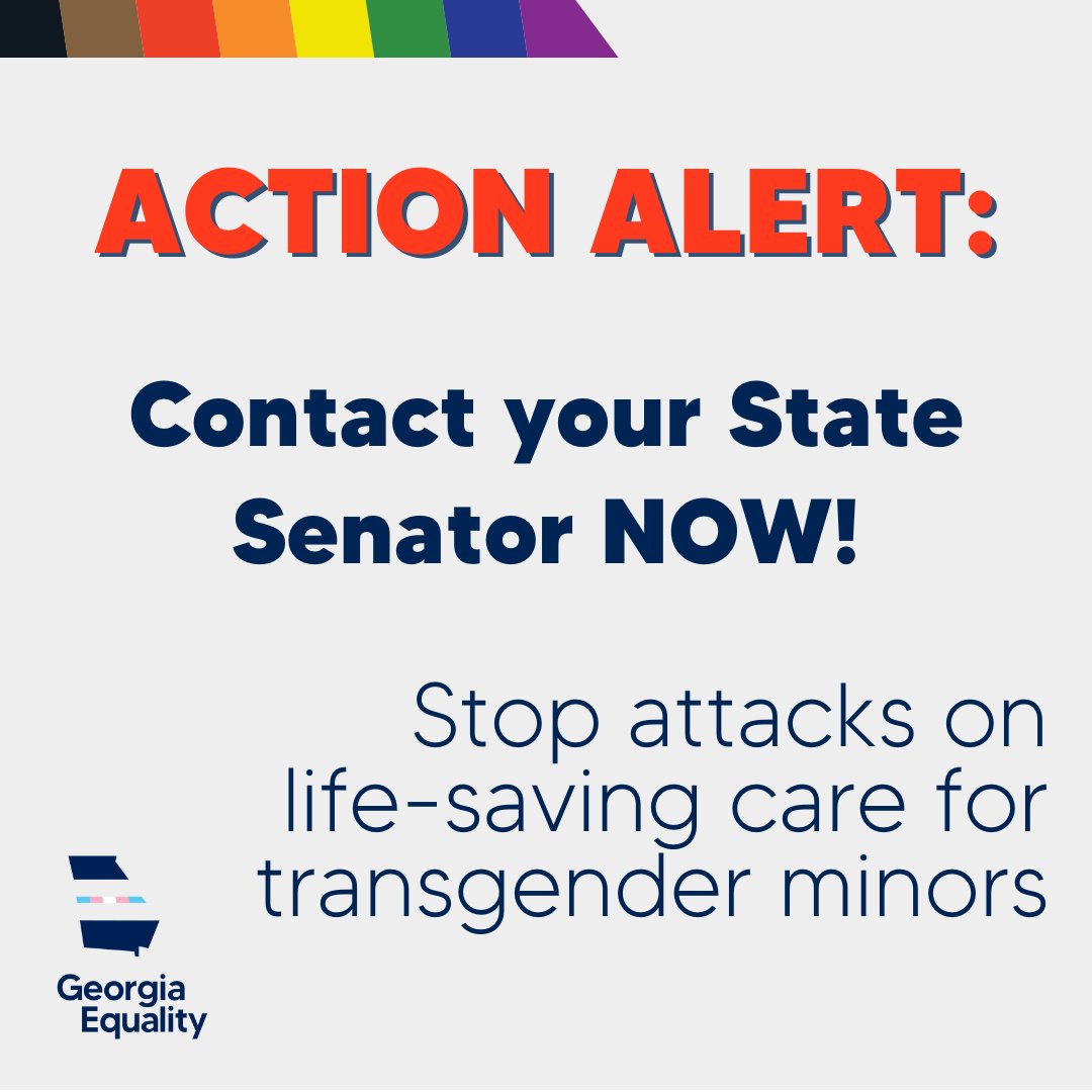 🚨🚨 ACTION ALERT: SB 140, a bill seeking to restrict access to gender-affirming care for trans minors, has been scheduled for a vote in the Senate on MONDAY. Your Senator needs to hear from you! Call & email, urging them to vote NO on SB 140. LINK: bit.ly/3kMRyru