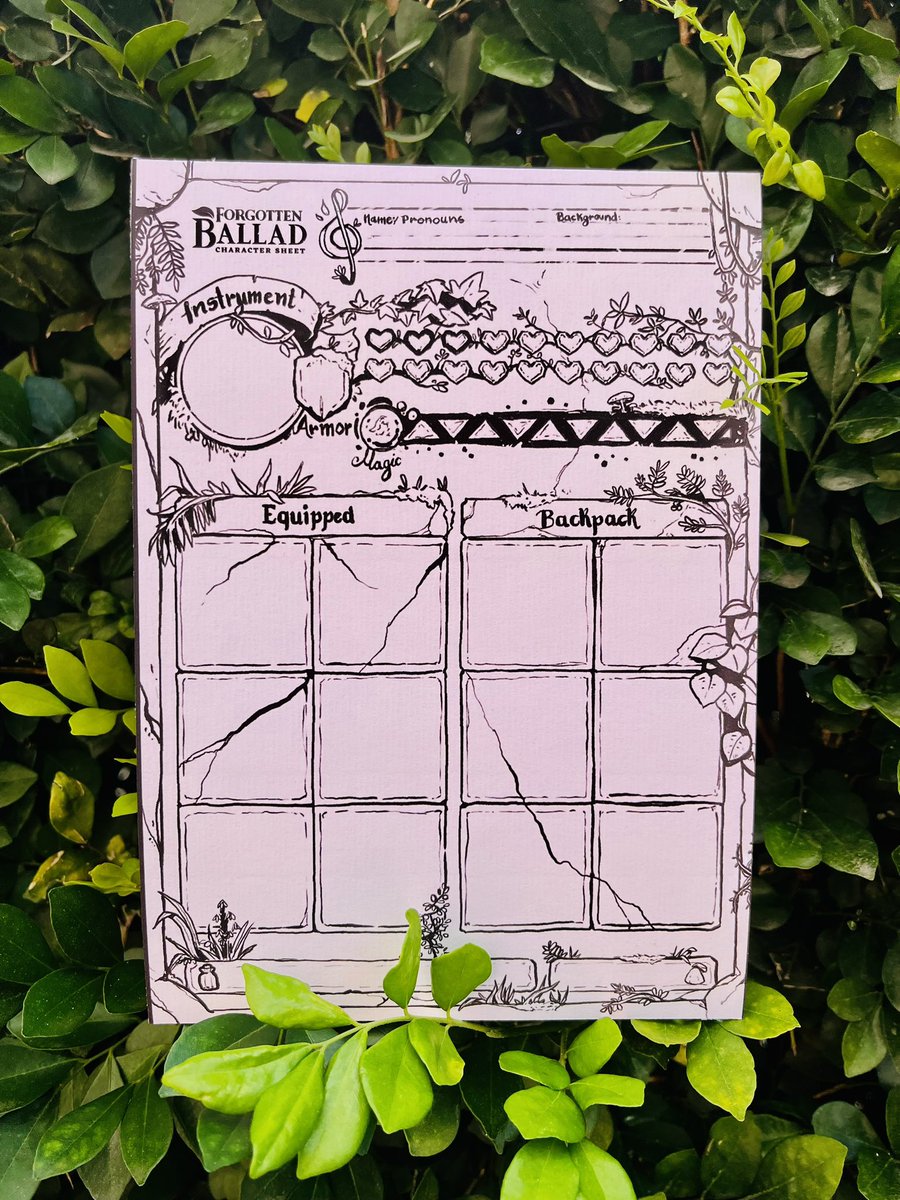 coolwayink's tweet photo. First goal on test: the character sheet!
What you guys think?
#zimo23 #forgottenballad #ttrpg #rpglatam https://t.co/LG7bUDV2Xf