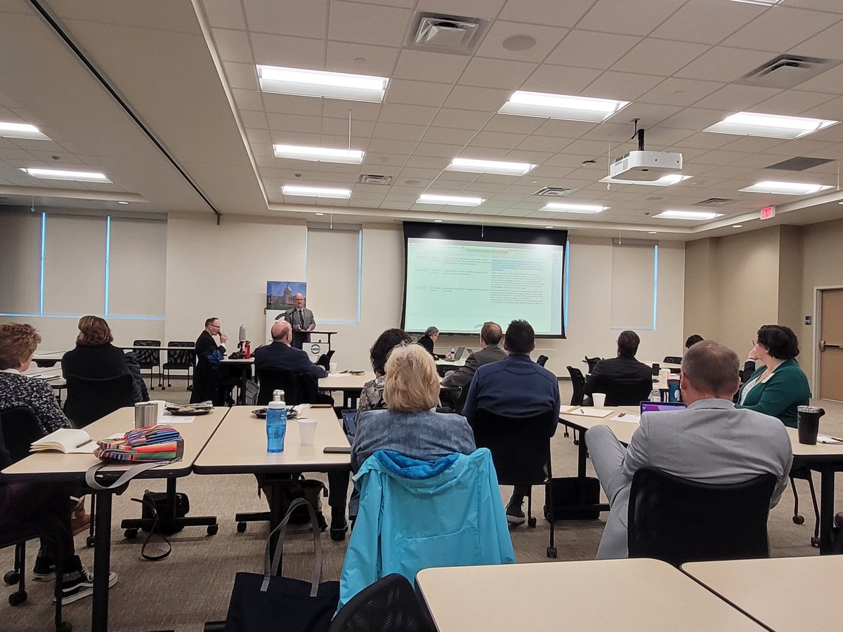 Started my day at the Association of Metropolitan School Districts. This morning's guest speakers included Sen. Cwodzinski and Rep. Pryor, both have been very supportive of key ed. bills. Good energy in support of students and schools, hopeful that we can make it happen. <a href="/amsdmn/">AMSD</a>