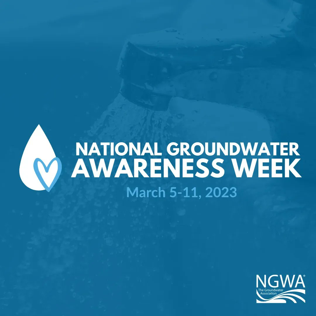 EarthDataInc's tweet image. Groundwater Awareness Week (GWAW) begins on Sunday, March 5. Earth Data will post information about groundwater and how to practice groundwater awareness in your home. Enjoy.
-
#gwaw #weknowdata #groundwater #soil #waterresources #earthdata