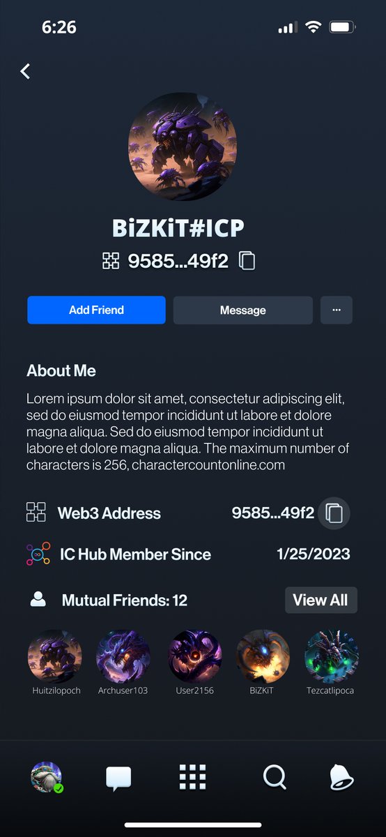 IC__Hub's tweet photo. Here's a sneak peek at the #Mobile version of the #ICHub - a launcher for #Web3 projects on the $ICP Ecosystem. 

We're gearing up for our upcoming #Alpha release and we want to hear from you! 

What features do you want to see? Let us know in the comments below.

#ICP #dfinity https://t.co/0VJKN3YjES