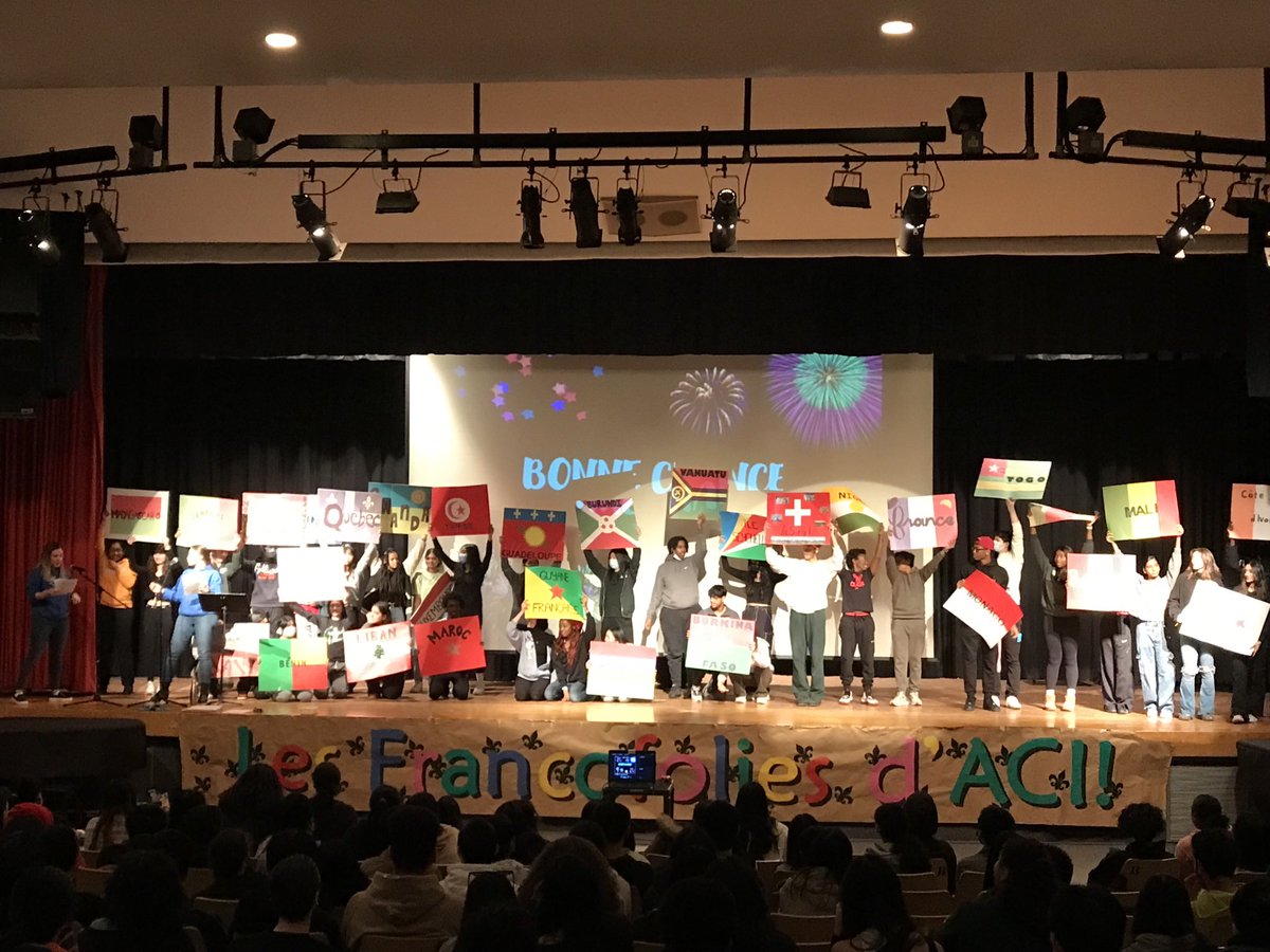 Kicking off Francofolie week! Bonne Chance!