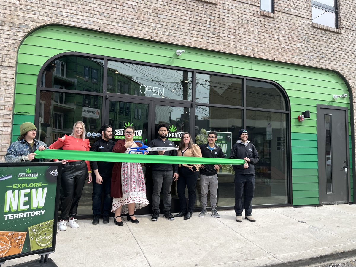 ChamberPHL's tweet photo. A big congratulations to Chamber member @CBDK_PressRoom on the grand opening of their new store in Fishtown at 1601 Frankford Ave! 

They're currently doing a promotion until 3/5 in celebration, so check out the special deals/discounts &amp; other festivities! https://t.co/w7sQ4BFpoz