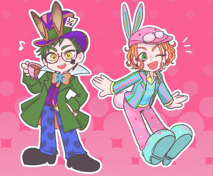 うさぎの日滑り込み!いつものやつです。はい。全然資料なくてもいけるわ.....こわ... 
