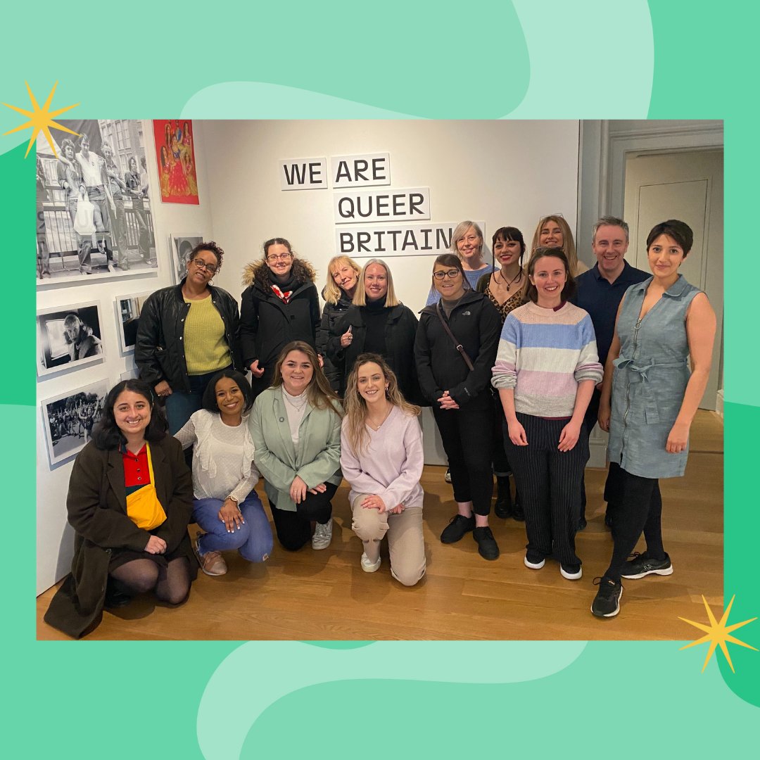 WorkingChance's tweet photo. Working Chance team trip to @QueerBritain museum  🏳️‍🌈

It's always fun to take time away from the day-to-day and come together as a team!

#EmployeeAppreciationDay #FridayFeeling #WorkingChance https://t.co/lVN7C2q8kE