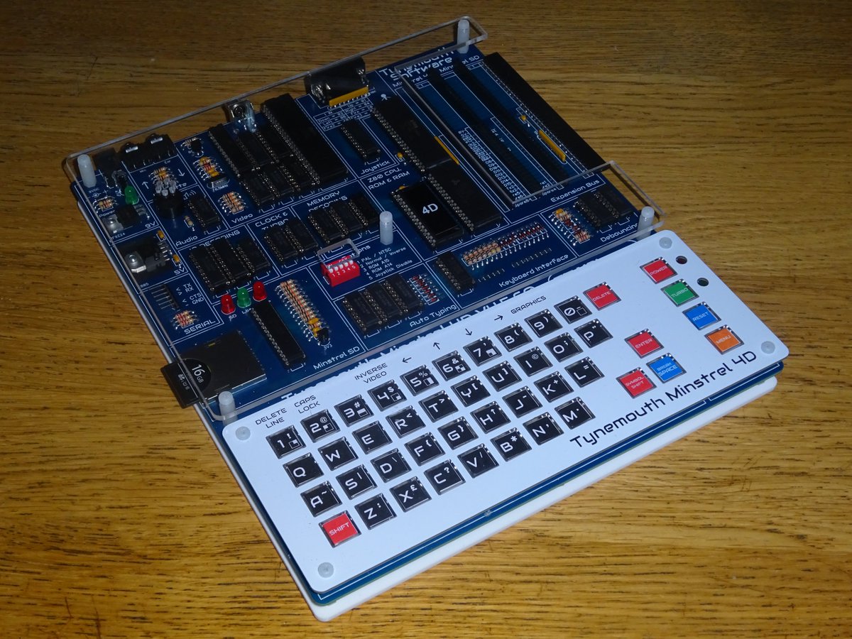 futurewas8bit's tweet photo. People of the twitters!
Please purchase an Minstrel 4D and then build it, take photo's of it.. and show the world how handy your are both with a soldering iron and #Forth :D
https://t.co/de1z6TzCKe
#MessageEnds #JupiterAce https://t.co/4s1Yk7tH18