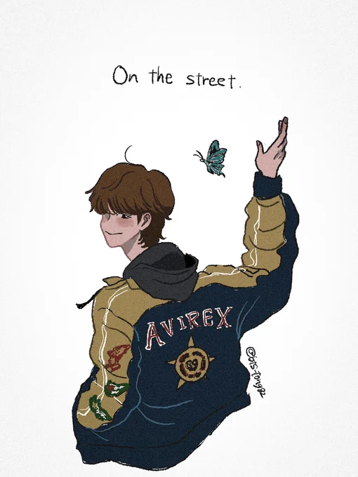 On the street.#JHOPE_ON_THE_STREET 