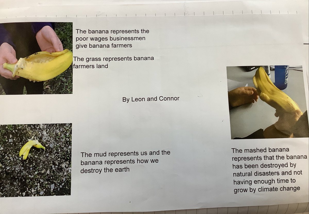 Oh #class63 amazing art work. The children created a piece of art to represent the things we have been learning this week. @MonksdownEco #class63 are taking away a lot from this week especially the impact we have on each other. We feel fair trade is the only way to trade!!!!