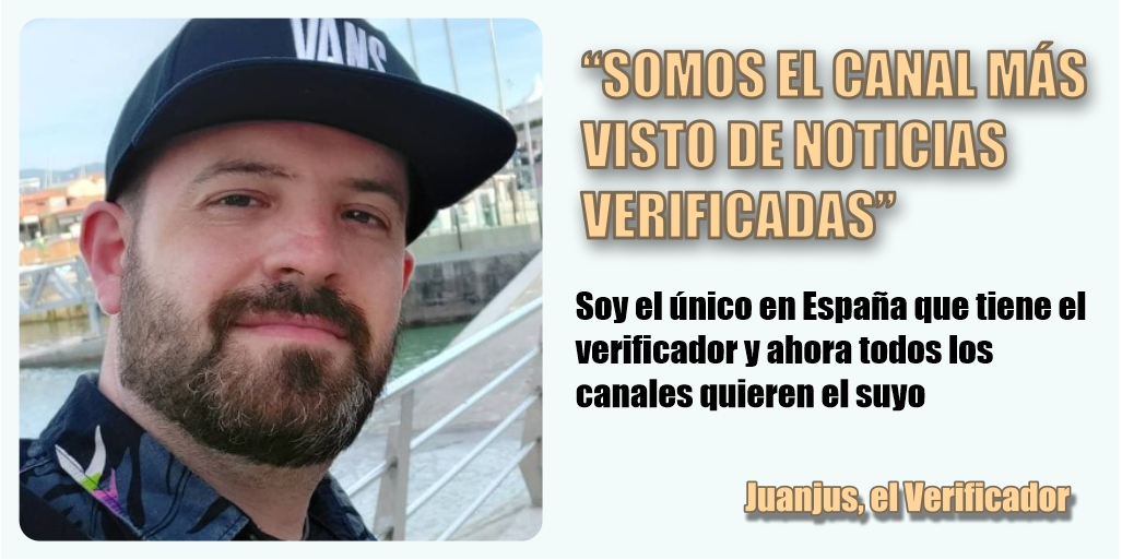 En ese empeño diario que tiene Juanjus por acumular estupideces, ayer repitió una de sus favoritas.
Dice el amiguete que solo da noticias verificadas. 😂Se compró el "Verificator Plus" en el Carrefour y va dando lecciones de periodismo en su canal de Yutuff.
Gracias por existir