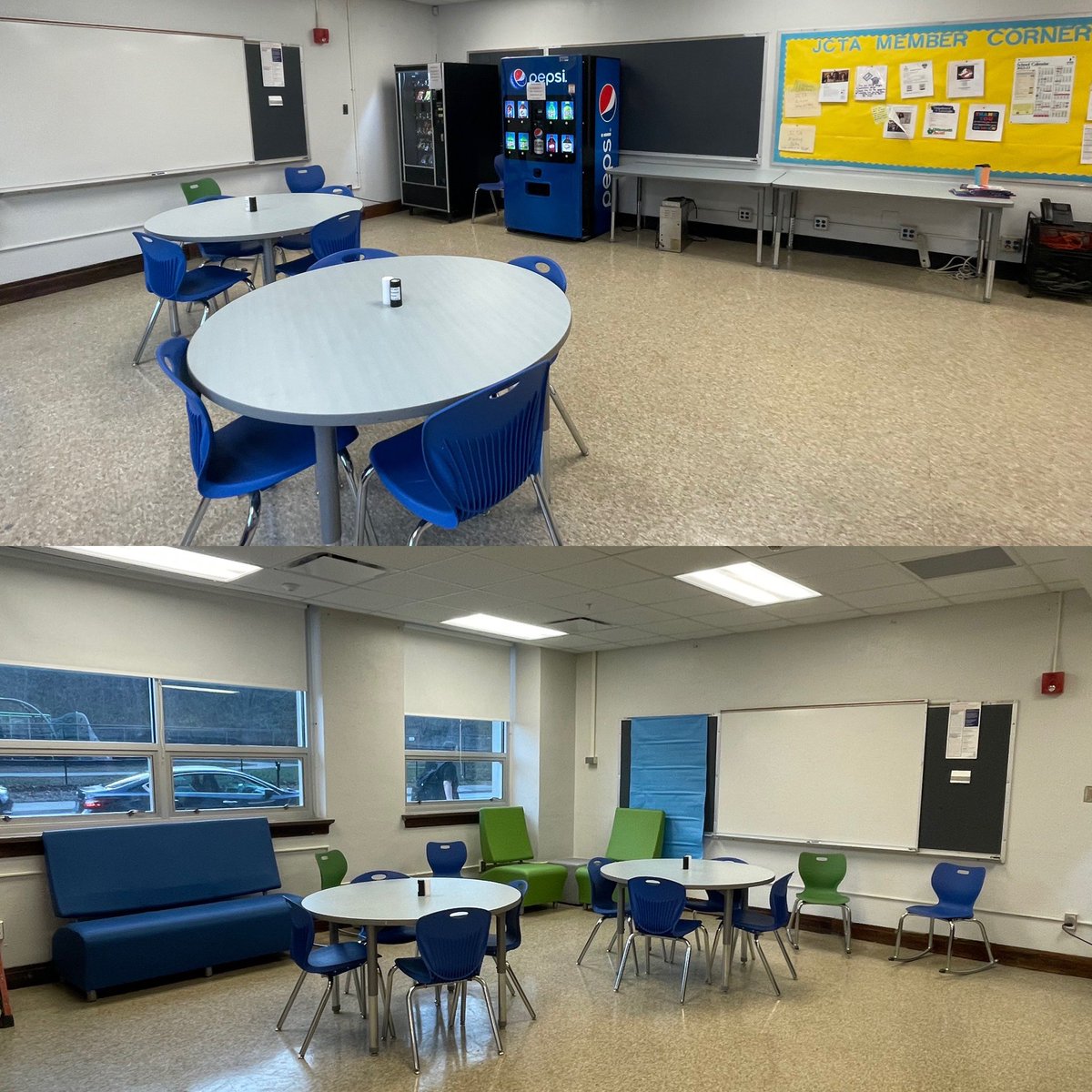 Brown_Principal's tweet photo. Considering a transfer to @mybrownschool? We have a very nice staff lounge with new copiers that work, a nugget ice machine, and awesome people to work with. Did you know we are constructing a designated lactation area? https://t.co/KjrNIv13Pk