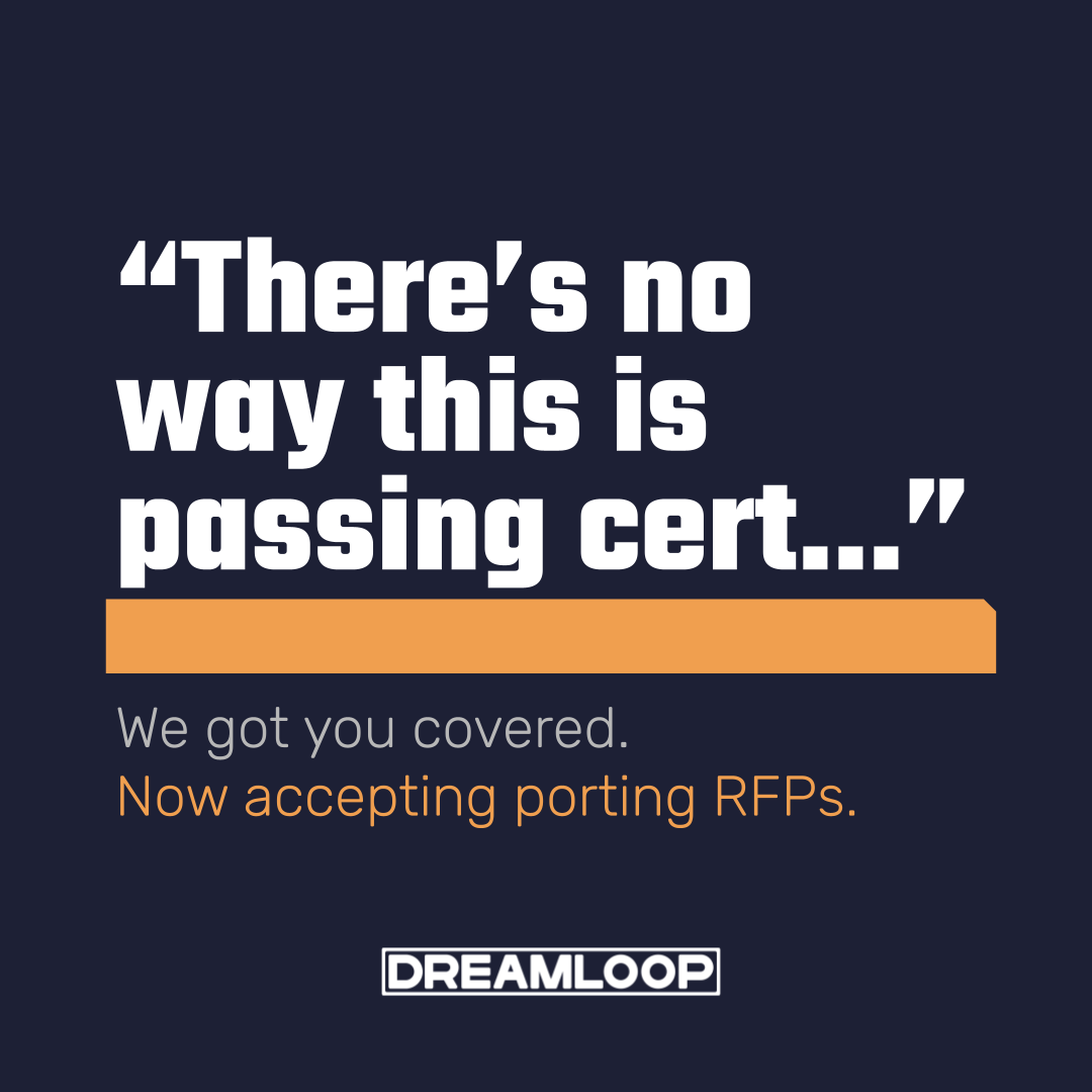 DreamloopGames's tweet image. Well, not with that attitude!

But maybe with a bit of help from your old pals at Dreamloop.😉

If you need some extra firepower, we got you covered.

dreamloop.net/service/portin… #gamedev #indiedev