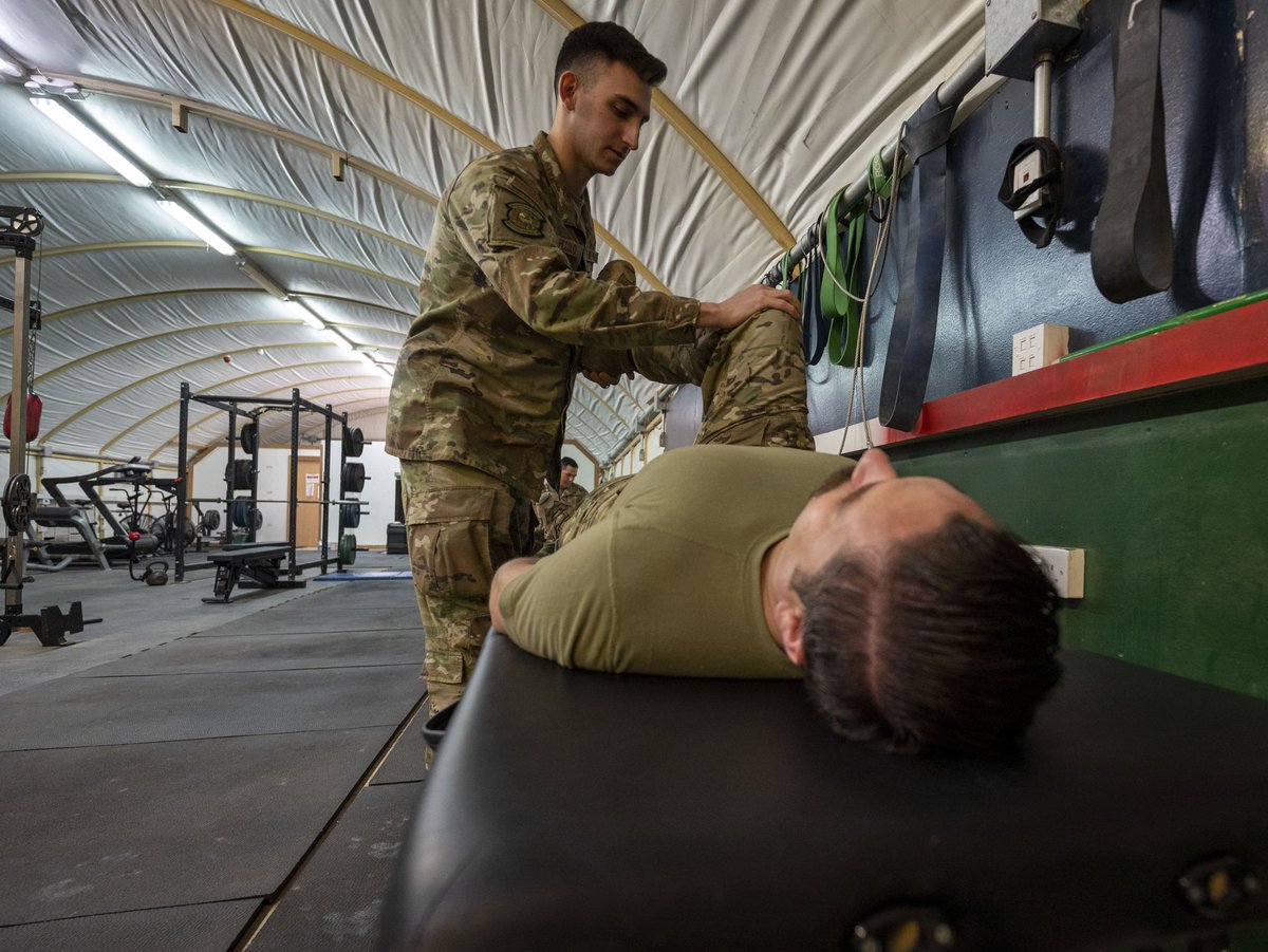 USAFCENT's tweet photo. When the doc makes a house call...

The 386th Expeditionary Medical Group visited #CampBuehring, Kuwait to offer Airmen vaccinations, mental health counseling, acupuncture, and physical therapy.

@386AEW #ValueEveryone #MilitaryMedicine #MentalHealth https://t.co/Gt3Rm4nr5L