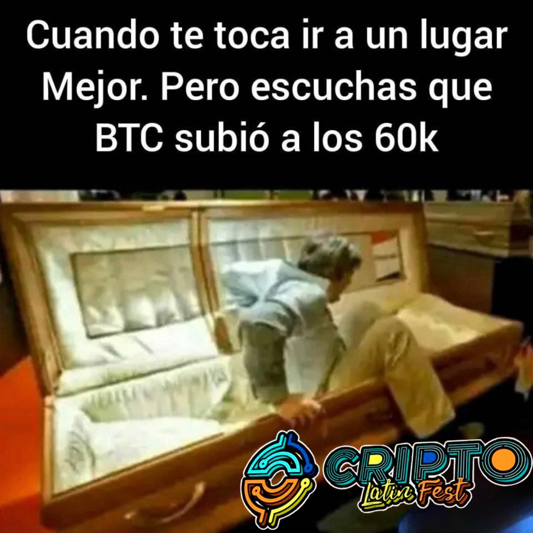 Criptolatinfest's tweet photo. Inmediatamente yo 📈😂
#criptolatinfest #criptomonedas #cripto
#criptomercado #mercadocripto #noticiascripto
#informecripto #bitcoin #btc #bitcoinespañol
#bitcoinnoticias #criptotendencias #criptotendencia
#criptomeme https://t.co/qk9yEn37Ka