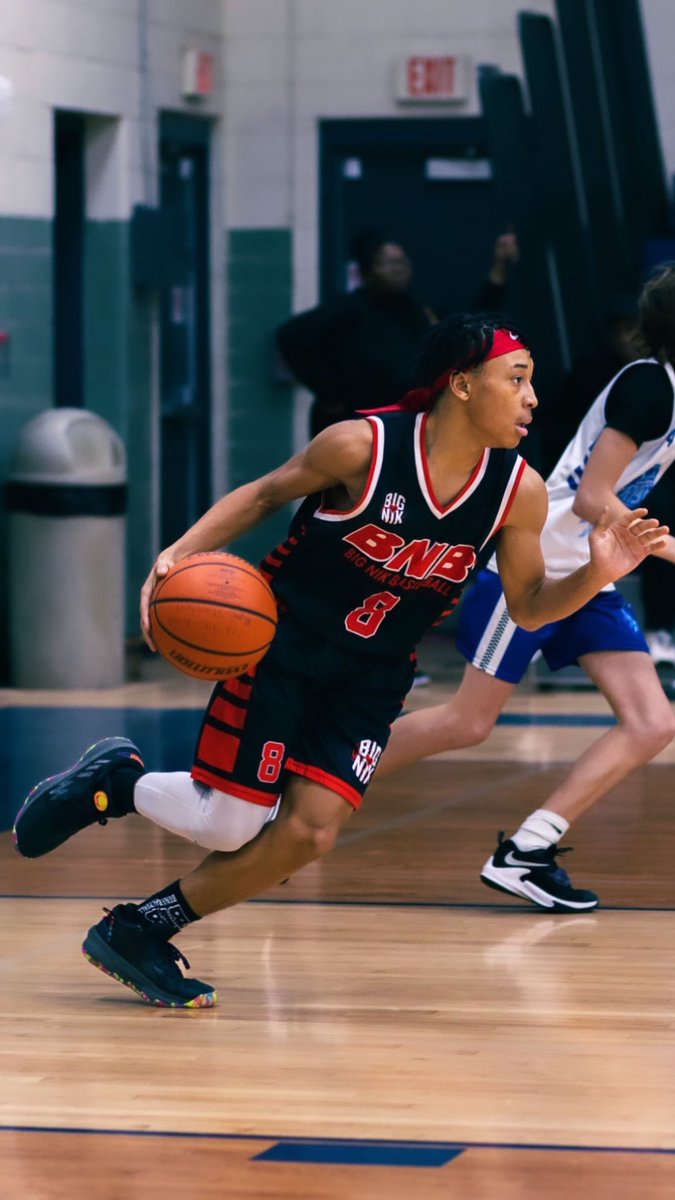 _BNBfamily's tweet photo. #FeatureFriday BNB C/O 2028 Guard @KariLee08 athleticism allows him to get downhill often &amp; draw contact while scoring. He rebounds like a center and plays passionately EVERY game. Easily one of the strongest 7th Graders in West Michigan! He is a starter on the 2027 team as well! https://t.co/43IAjI6p5Y