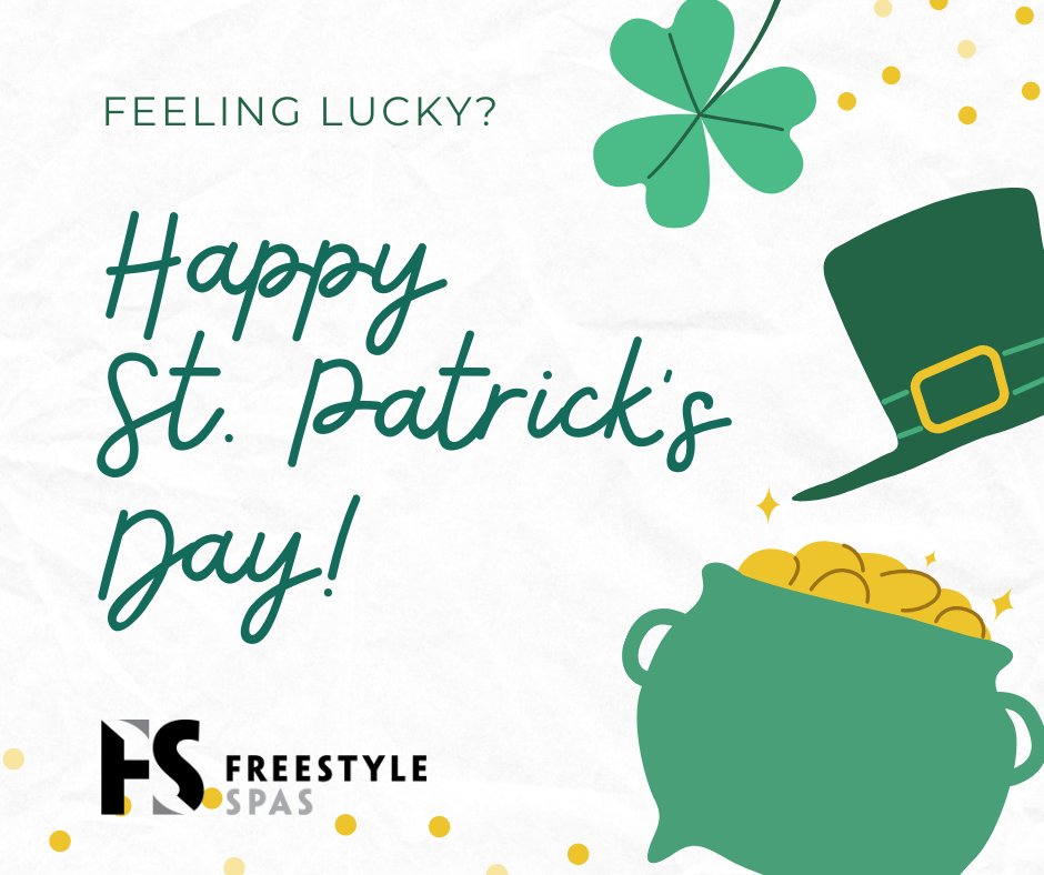 May the pot of gold at the end of your rainbow be filled with warm water waiting for you on your patty O'.

#stpaddysday #BackyardParty #Celebrate #PotofGold #HotTubs