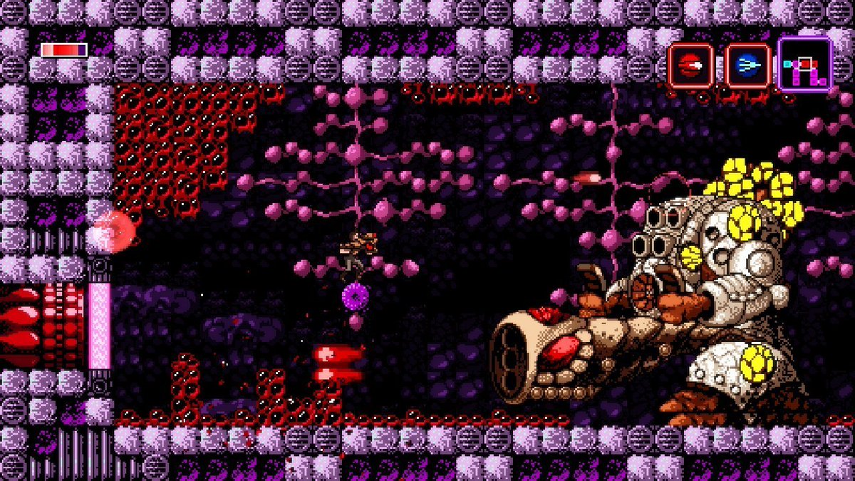 Wario64's tweet photo. Axiom Verge (PS4/Vita cross-buy) is $9.99 on US PSN https://t.co/6Q9Aihk2Mh https://t.co/wz0OtuMn7Y
