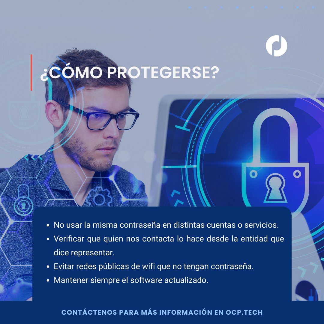 SomosOCPTECH's tweet photo. Según Fabio Sánchez, director de Ciberseguridad de OCP TECH, debemos evitar cometer errores comunes para ayudar a la seguridad de las empresas y organismos.
Lea la nota completa en https://t.co/65V8rgiJOI
#IngieneríaDeImpacto #OCPTECH #tech #tecnología #ciberseguridad https://t.co/j7eJooqeAW